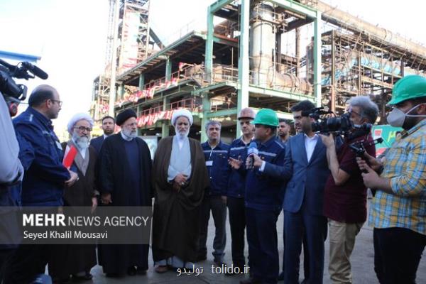 افتتاح بزرگترین کارخانه آهن اسفنجی کشور در اهواز