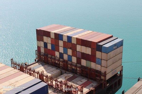 صادرات بیشتر از ۲۳ میلیون تن کالا از بندر شهید رجایی