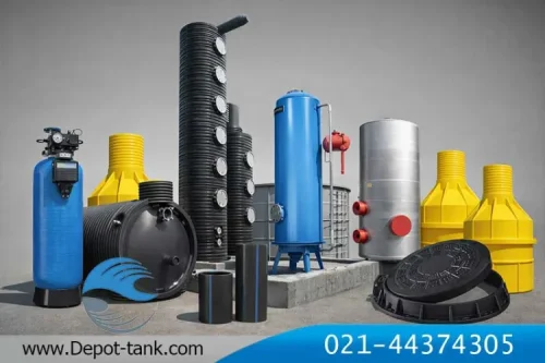 تأمین یکپارچه مخازن، تجهیزات فاضلاب و سیستم های انتقال سیالات